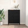 vidaXL Sideboard Schwarz Eichen-Optik 69,5 x 34 x 90 cm Holzwerkstoff 880663 Bild 4