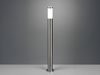 Moderne LED Pollerleuchte aus Edelstahl in Silber, Höhe 80cm Bild 3