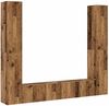vidaXL TV-Wandschränke 6 Stk. Altholz-Optik Holzwerkstoff 3328985 Bild 2