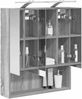 vidaXL Badezimmerspiegelschrank Graues Sonoma 60 x 14.5 x 70 cm 889196 Bild 3