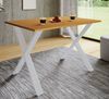VCM Esstisch Xona 916851 Silber / Buche H. 76 x B. 110 x T. 80 cm Bild 2