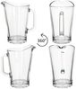 MamboCat Karaffe MamboCat Festival Krug Glaskrug 1,6L Henkel Karaffe Kanne Bier Pitcher Bild 4