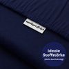 Wolkenfeld Spannbettlaken 100% Baumwolle - Superweiches Bettlaken für Matratzen von 5 bis 20cm, Jersey, Gummizug: rundum, (1 Stück), Rutschfest & Blickdicht - 90x200, 140x200, 160x200, 180x200 200x200 Bild 3