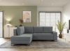 Selsey 'Larelle' Ecksofa mit Schlaffunktion & Bettkasten, Chenille, Ottomane links, Aschgrau Bild 2