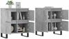 vidaXL Sideboards 2 Stk. Betongrau Holzwerkstoff 3190185 Bild 3