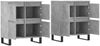 vidaXL Sideboards 2 Stk. Betongrau Holzwerkstoff 3190185 Bild 4