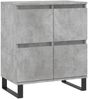 vidaXL Sideboards 2 Stk. Betongrau Holzwerkstoff 3190185 Bild 5