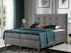 Mirjan24 Boxspringbett Amancio, Grau 140x200 cm Plüsch Bild 2