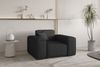 Sofaset Designersofa CELES PREMIUM 3-2-1 in Stoff Scala Schwarz Bild 3