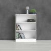 Dmora Bücherregal Aski, Büroregal, Mobiler Buchhalter, Bücherbrett, 79x27 h107 cm, Weiß Bild 2