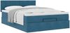 vidaXL Ottoman-Bett mit Matratze Dunkelblau 140x190 cm Samt 3311775 Bild 4