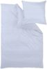 Mako-Brokat-Satin Bettwäsche - Curt Bauer Bente 135x200 + 80x80 cm-0237 sky Bild 3