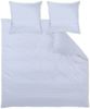 Mako-Brokat-Satin Bettwäsche - Curt Bauer Bente 135x200 + 80x80 cm-0237 sky Bild 2