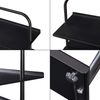 Schuhregal Poytya Stahl 119x60x32 cm Schwarz [en. casa] Bild 5