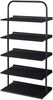 Schuhregal Poytya Stahl 119x60x32 cm Schwarz [en. casa] Bild 2