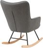 Schaukelstuhl >RICHIE< (BxHxT: 72x92x92 cm) in grau - 72x92x92 (BxHxT) Bild 4