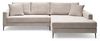 Liadomo Ecksofa Hilary, Cordbezug, verschiedene Farben, Ottomane links oder rechts, Kissen Bild 5