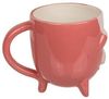 Kaffeetasse Schwein ca. 12 x 14 cm drehbar 500ml Kopfüber Tasse mit Schweinmotiv Bild 2