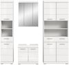 INOSIGN Badmöbel-Set Siena, 4 teilig, bestehend aus:, (Set), Hochschrank schmal, WBU, Spiegelschrank, Hochschrank breit Bild 3