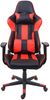 Bürostuhl HWC-F84, Schreibtischstuhl Gamingstuhl Chefsessel Drehstuhl, Kunstleder ~ schwarz/rot Bild 4