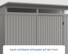 Hörmann Ecostar Metall-Gerätehaus Trend mit Pultdach Typ 3, 238x303 cm , graualuminium, 7,2 m²,1-flüglige Tür Bild 4
