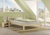 Doppelbett Gästebett 140x200 Fichte massiv unbehandelt mit wählbarem Zubehör V-60.60N-14ohne Zubehör Bild 2