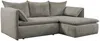Ecksofa mit Schlaffunktion TEODORA von PASCAL MORABITO - Kord - Taupe - Ecke rechts Bild 3