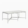 Couchtisch >Barbro< in Weiß - 119x44x61 (BxHxT) Bild 4