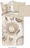 hip Flanell Bettwäsche 155x220 Kaskae sand beige Federn Schmetterling Wende 30091F Bild 2