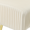 Bank PATERSON Creme Samtstoff Bild 5