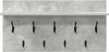 vidaXL Wandmontierter nachttisch mit Regal Beton Grau 80 x 40 x 12 cm 874438 Bild 5