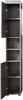 Badezimmer Hochschrank Runner Sardegna grau Rauchsilber 30 x 190 cm Bild 3