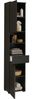 SPICE Badezimmer Hochschrank in Schwarz matt - Badezimmerschrank Bad Schrank mit viel Stauraum - 40 x 191 x 32 cm (B/H/T) Bild 4