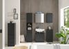 SPICE Badezimmer Hochschrank in Schwarz matt - Badezimmerschrank Bad Schrank mit viel Stauraum - 40 x 191 x 32 cm (B/H/T) Bild 3