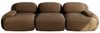 BBWL 3-Sitzer 3-Sitzer-Sofa aus Premium-Cordstoff, modular kombinierbar, rutschfest, montagefrei, ergonomische Armlehnen Bild 4