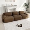 BBWL 3-Sitzer 3-Sitzer-Sofa aus Premium-Cordstoff, modular kombinierbar, rutschfest, montagefrei, ergonomische Armlehnen Bild 2