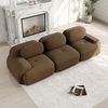 BBWL 3-Sitzer 3-Sitzer-Sofa aus Premium-Cordstoff, modular kombinierbar, rutschfest, montagefrei, ergonomische Armlehnen Bild 3
