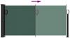 vidaXL Seitenmarkise Ausziehbar Dunkelgrün 100x300 cm 4004275 Bild 5