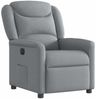 vidaXL Relaxsessel Elektrisch Hellgrau Stoff 3303174 Bild 4