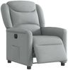 vidaXL Relaxsessel Elektrisch Hellgrau Stoff 3303174 Bild 3