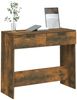 Konsolentisch, Beistelltisch, Konsole Räuchereiche 90x36x75 cm Holzwerkstoff Bild 4