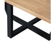 Esstisch Tablo XL aus Eichenholz, modernes D-Gestell, natur, für 6–8 Personen, rechteckig Bild 5