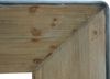 Konsolentisch HWC-L76, Telefontisch Beistelltisch Tisch, Industrial Massiv-Holz MVG, 80x60x40cm natur mit Metall-Optik Bild 4