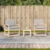 vidaXL 3-tlg. Garten-Lounge-Set Massivholz Kiefer 832630 Bild 3