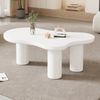 Wolkenform-Couchtisch aus MDF mit lackierter Oberfläche, stabilem Kunststoffgestell, filzgeschützt, leicht & vielseitig einsetzbar Bild 5