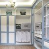 Faltbare Aufbewahrungsbox mit Deckel Stoff Waschbare 38x25x25 cm 2er Set Grau Bild 4