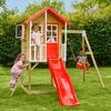 Zwerkules Lolla 2 | Kinder Stelzenhaus mit Rutsche Bild 2