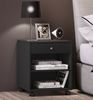 VCM Nachttisch Rolda 913909 Schwarz H 54 x B 45 x T 38 cm Bild 2