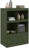 vidaXL Highboard Olivgrün 67x39x95 cm Stahl 841803 Bild 4