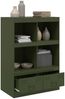 vidaXL Highboard Olivgrün 67x39x95 cm Stahl 841803 Bild 5
